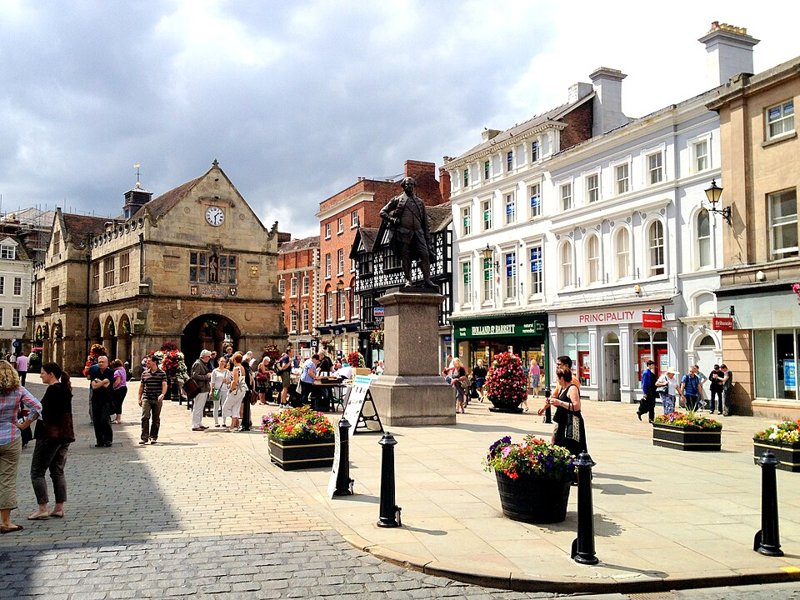 Shrewsbury — local landmark view